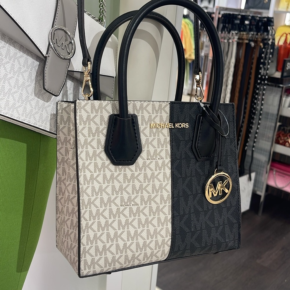 Michael Kors Mercer Medium Two-Tone Logo Crossbody Bag
Black Multi - Picture 4 of 16